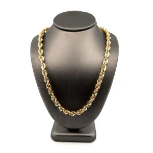 10K 5MM ROPE CHAIN 22inch
