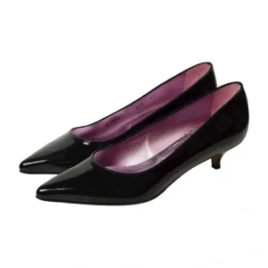 43900 - Black Patent Leather Heel for Teen/Women by Pretty Ballerinas