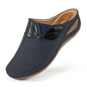 Ablanczoom Womens Summer Sandals Fashionable Bag-Toe Wedge Sandals