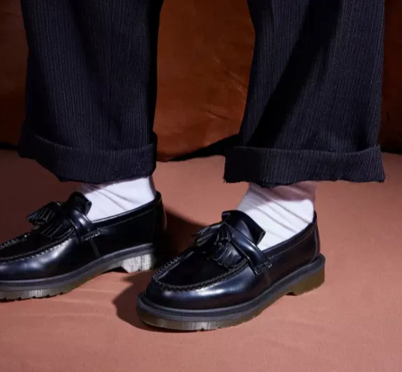 Adrian Smooth Leather Tassel Loafers