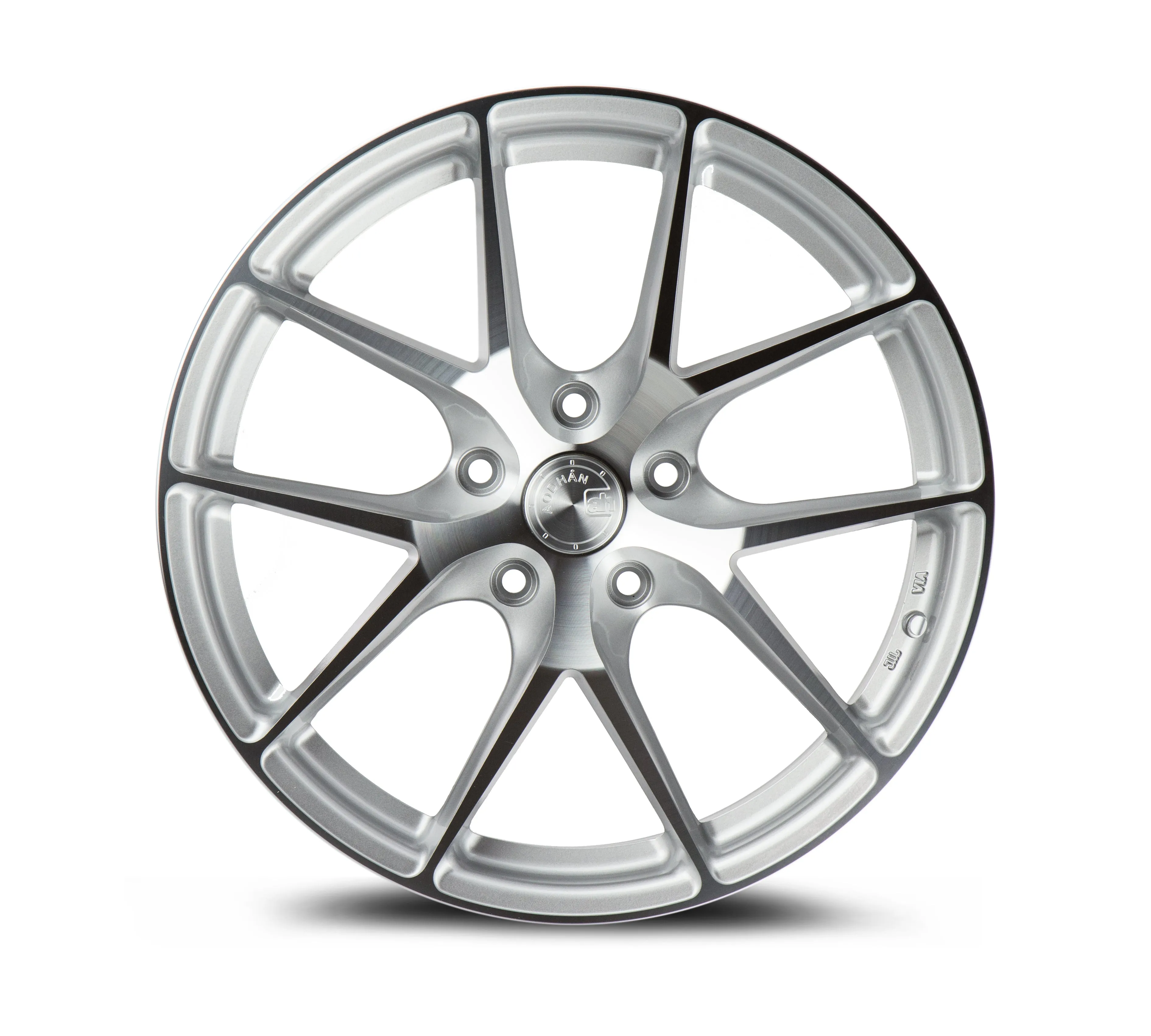 Aodhan LS007 17x7.5 5X100  35 Silver Machined Face