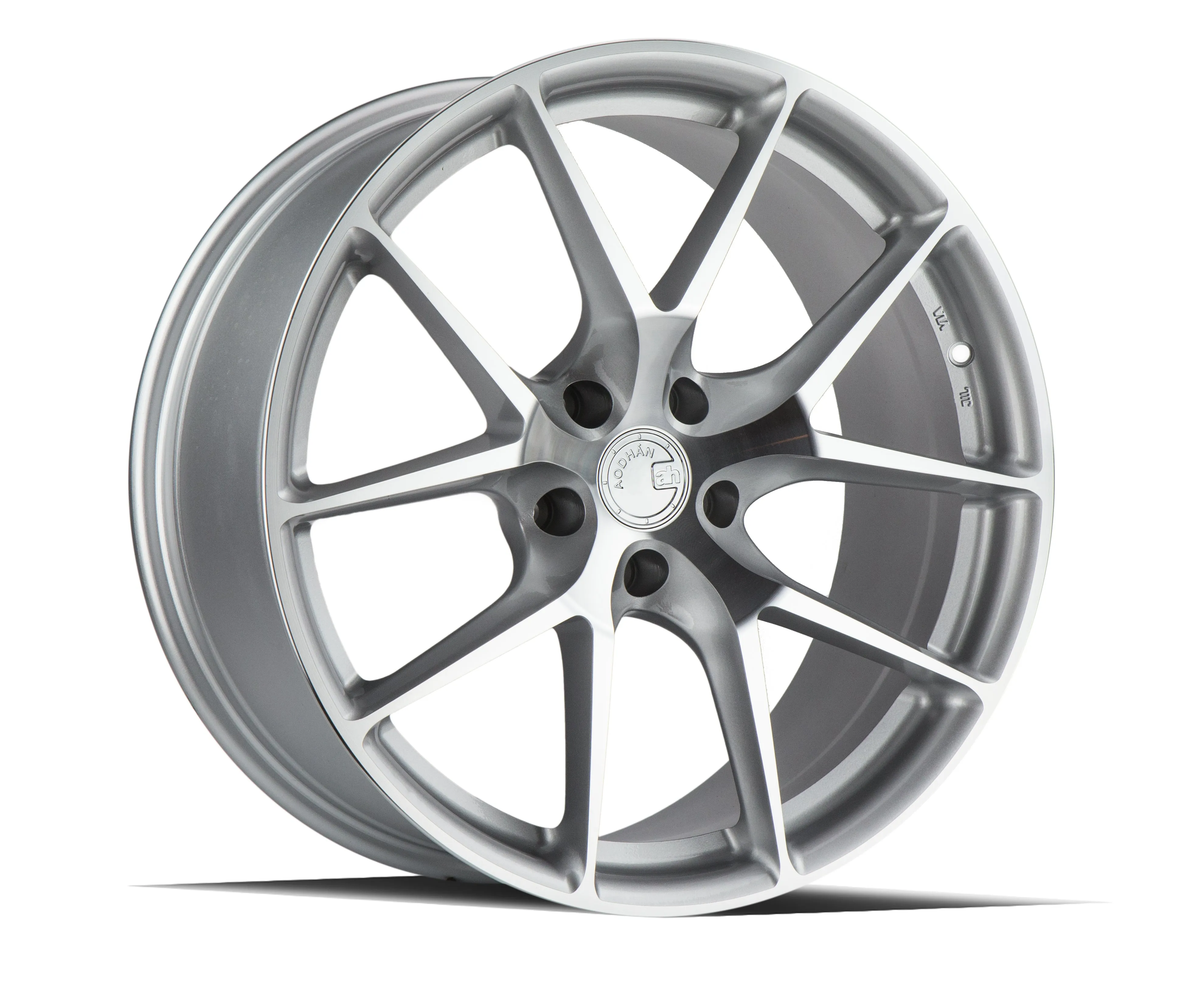 Aodhan LS007 17x7.5 5X100  35 Silver Machined Face