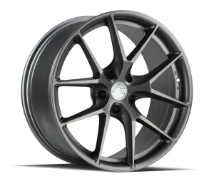 Aodhan LS007 19x8.5 5X114.3  35 Matte Gun Metal