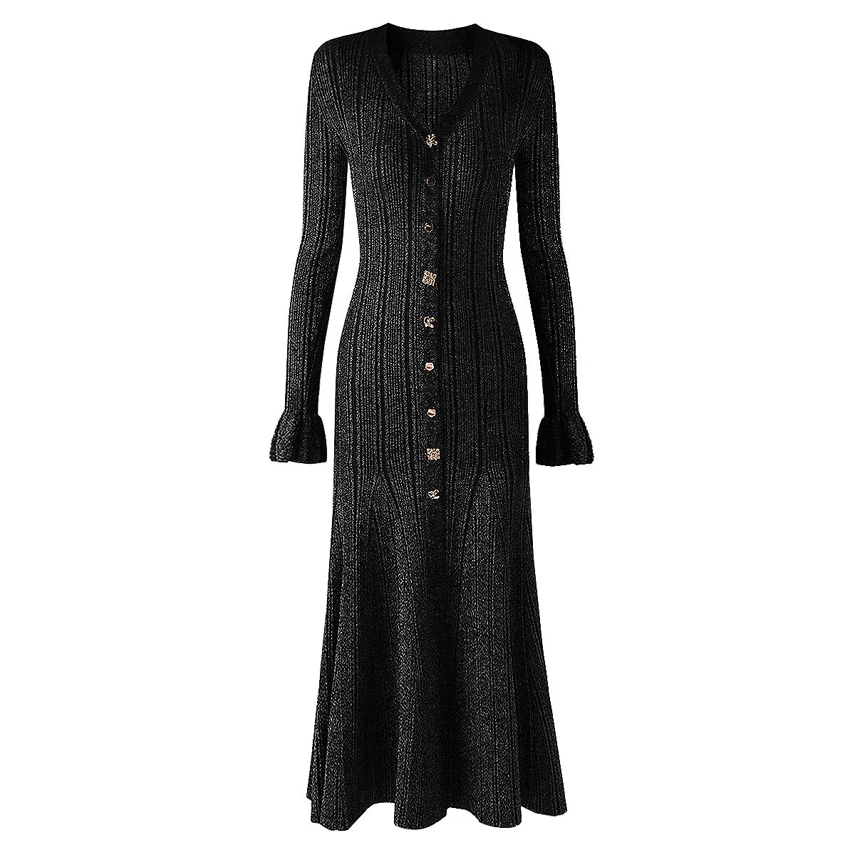 Aria Ribbed Midi Dress