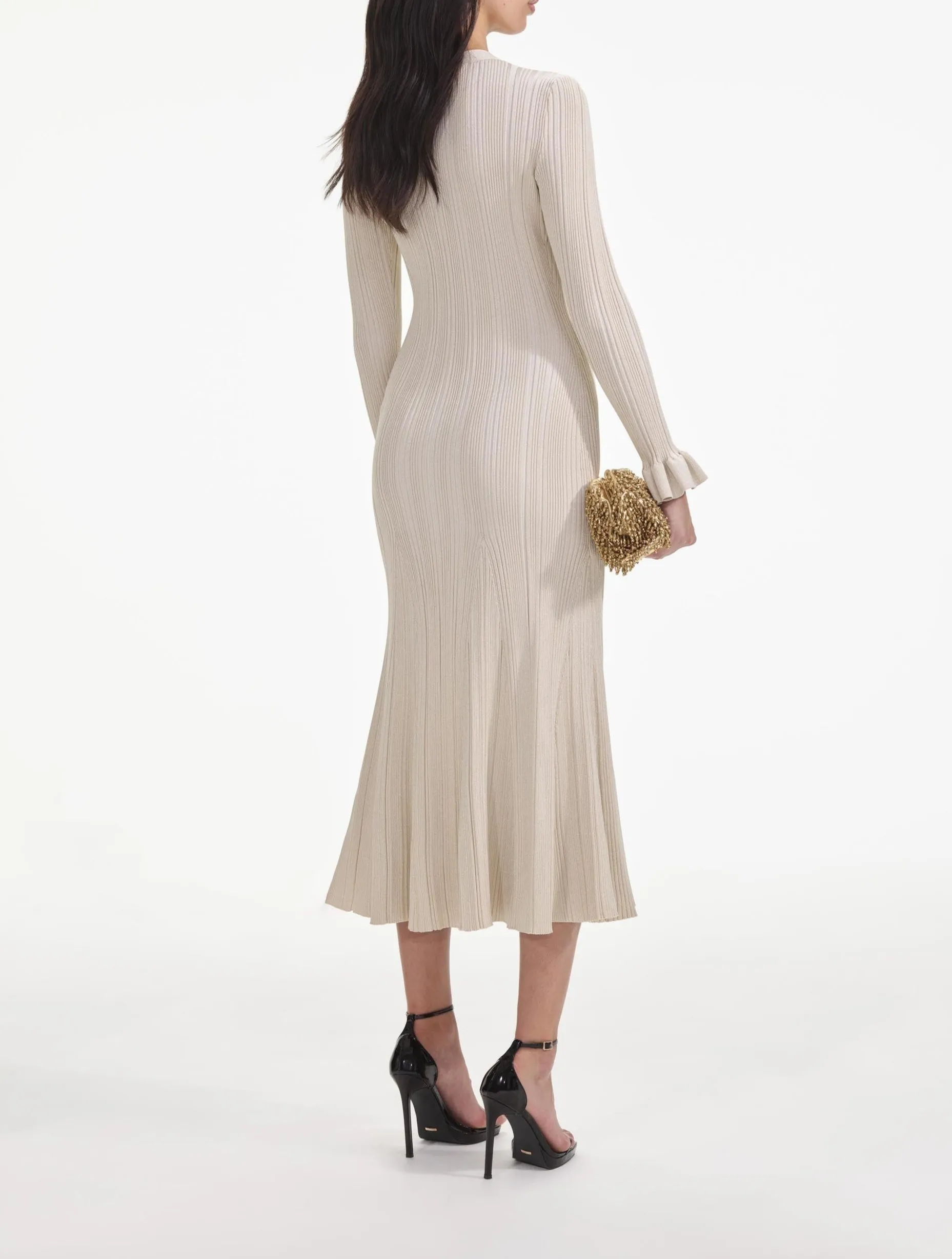 Aria Ribbed Midi Dress