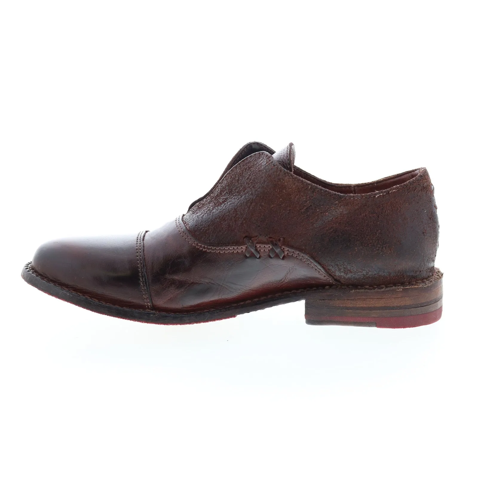 Bed Stu Garden M F321114 Womens Burgundy Leather Loafer Flats Shoes