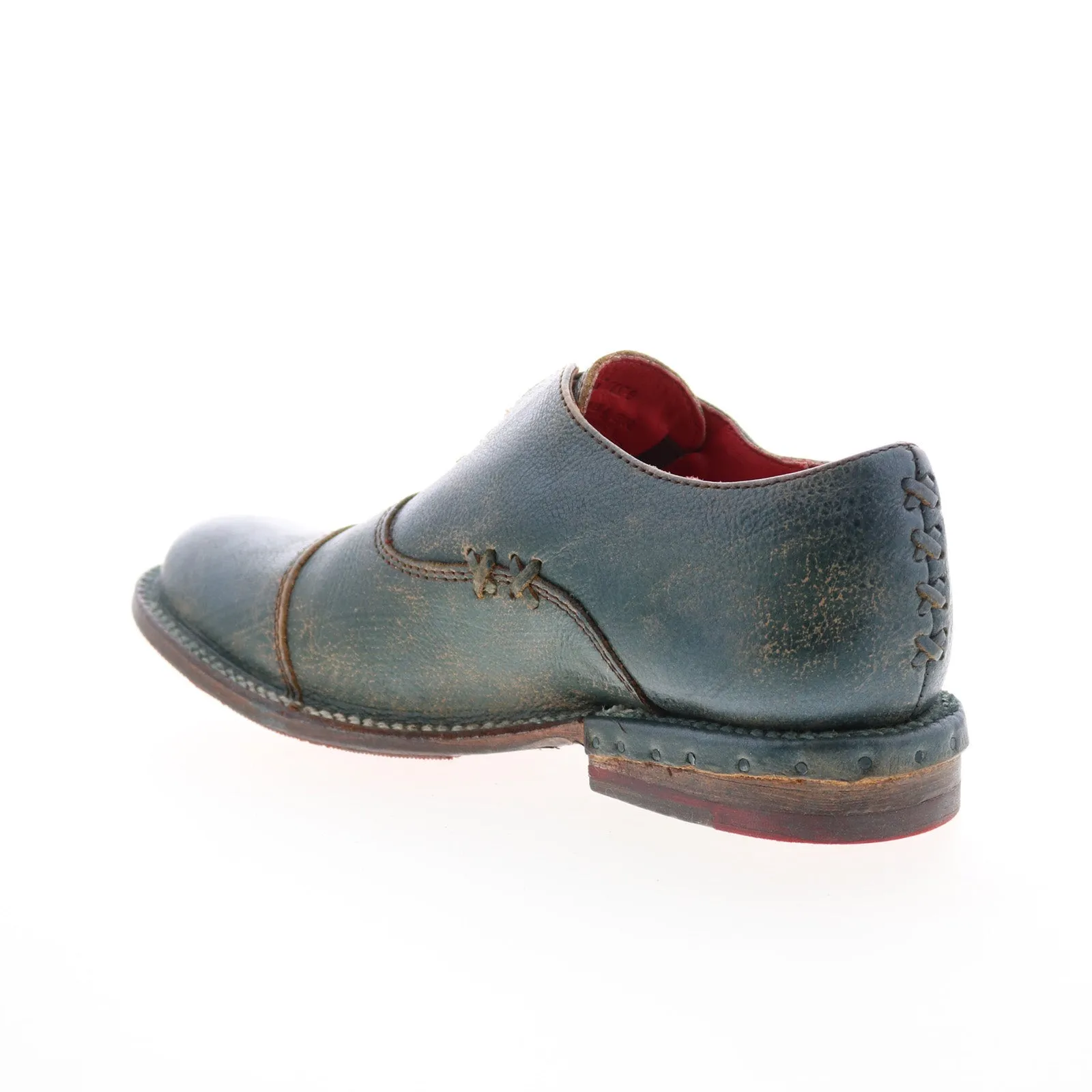 Bed Stu Rose F321135 Womens Green Leather Slip On Loafer Casual Shoes