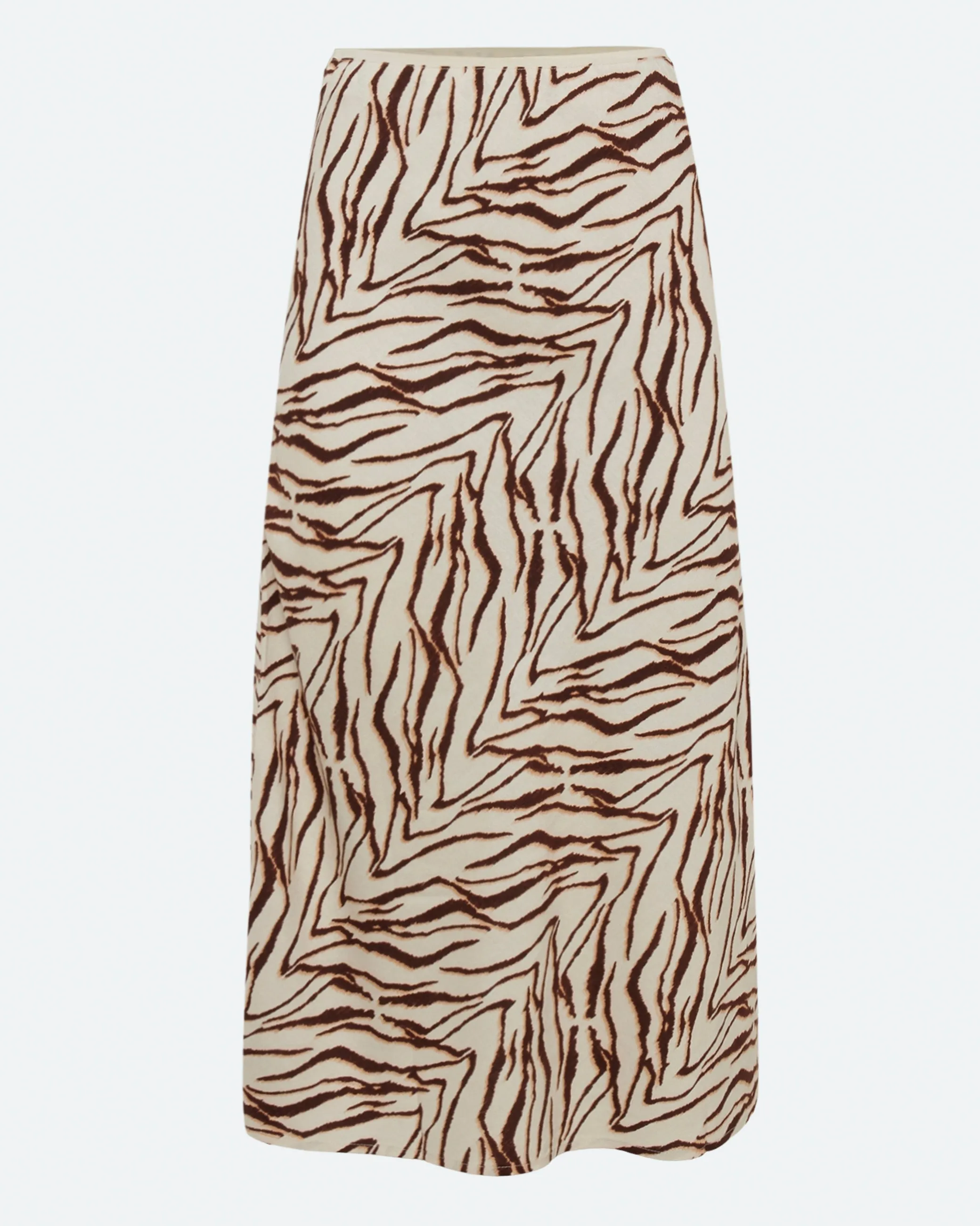 Beryls linen blend midi skirt 4263 - Sandstorm