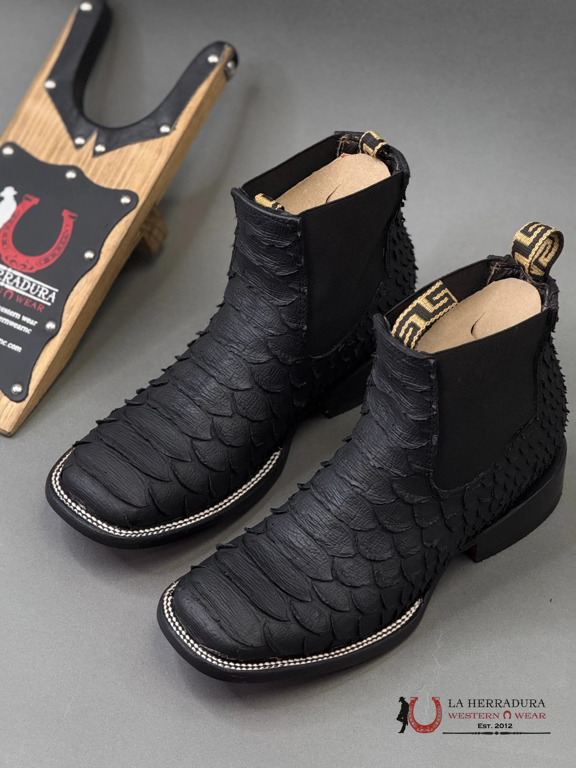 Botin Men’s Rancher Black Piton