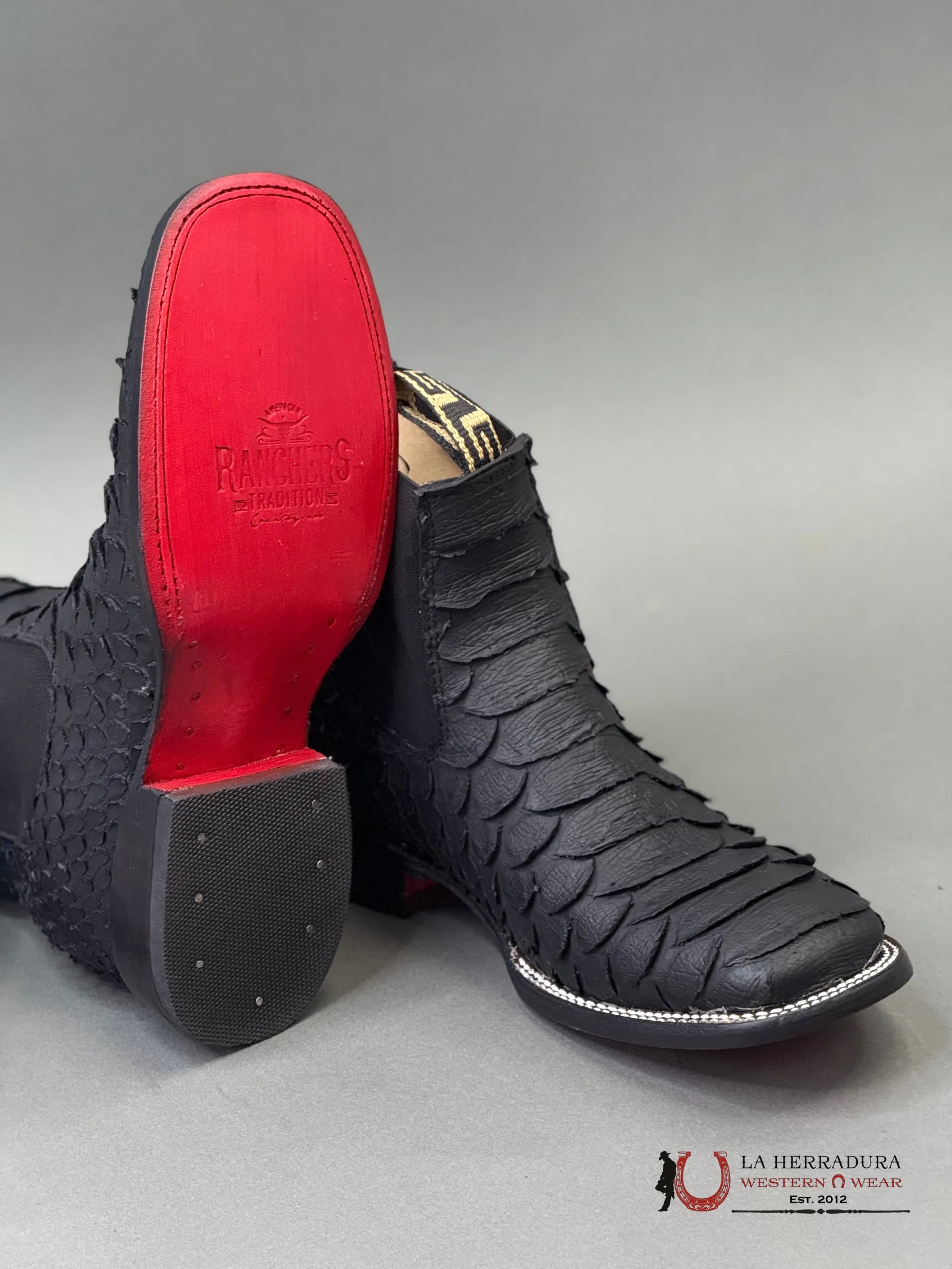 Botin Men’s Rancher Black Piton
