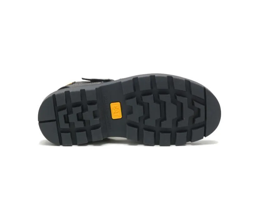 Cat Men's Modern And Smart Rigor Cement Construction And Coated Suede Rugged Sandal (P110618) UK 7-12, Black