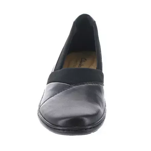 Clarks Women's Cora Charm Black Leather 26174186