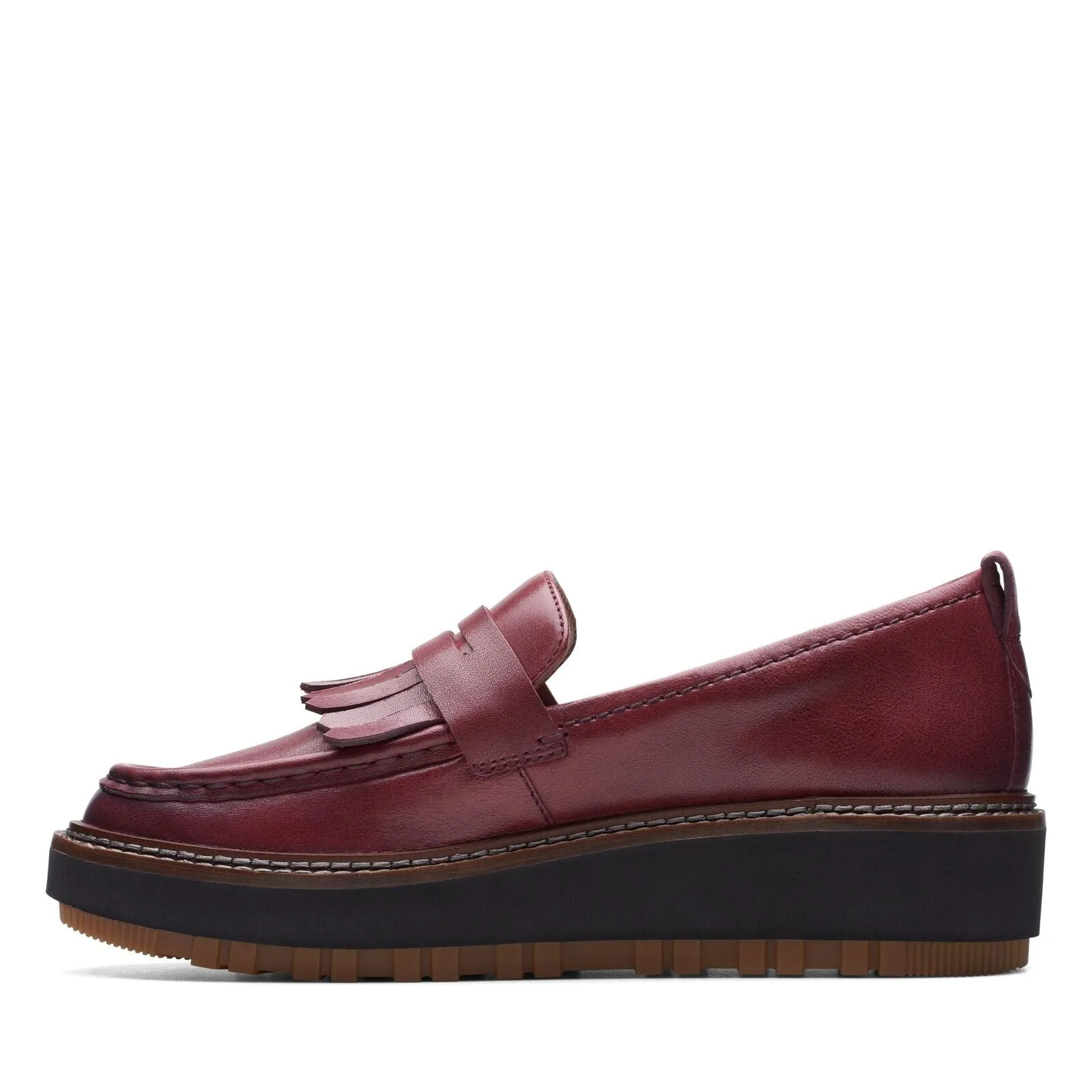 Clarks Women's OriannaW Loafer Red 26174874