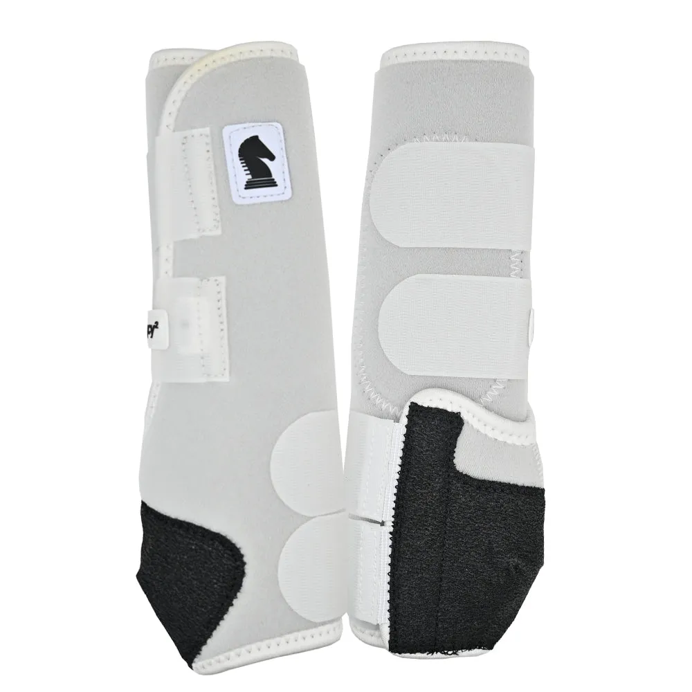 Classic Equine Legacy2 Hind Tall Protective Boots- White