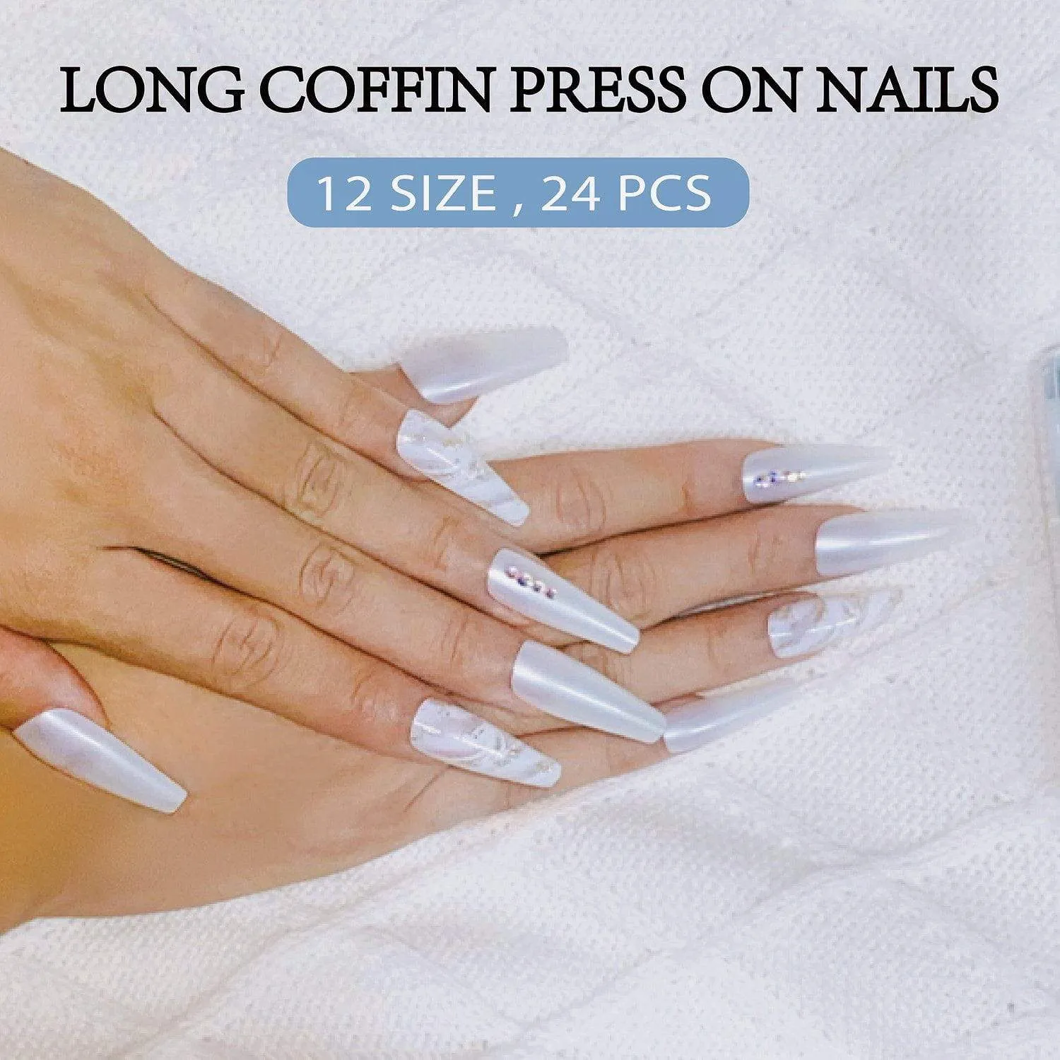Coffin Pearl White