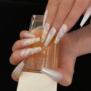 Coffin Pearl White