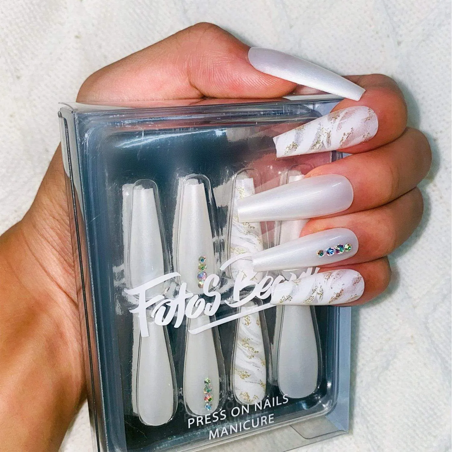 Coffin Pearl White