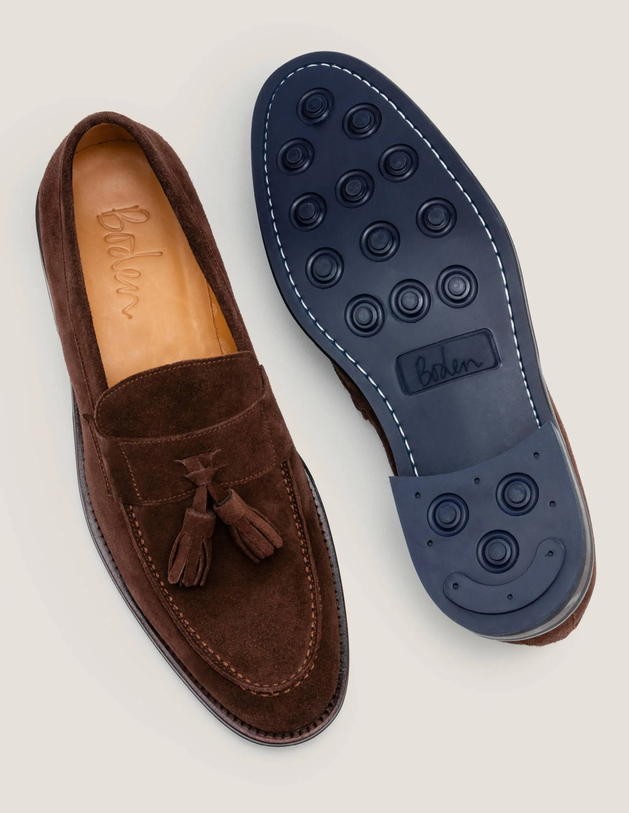 Corby Loafer-Brown Suede