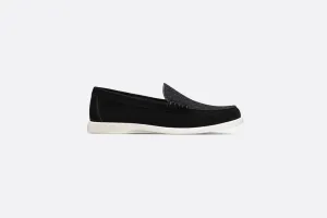 Dior Granville Loafer • Black Suede and Dior Oblique Jacquard