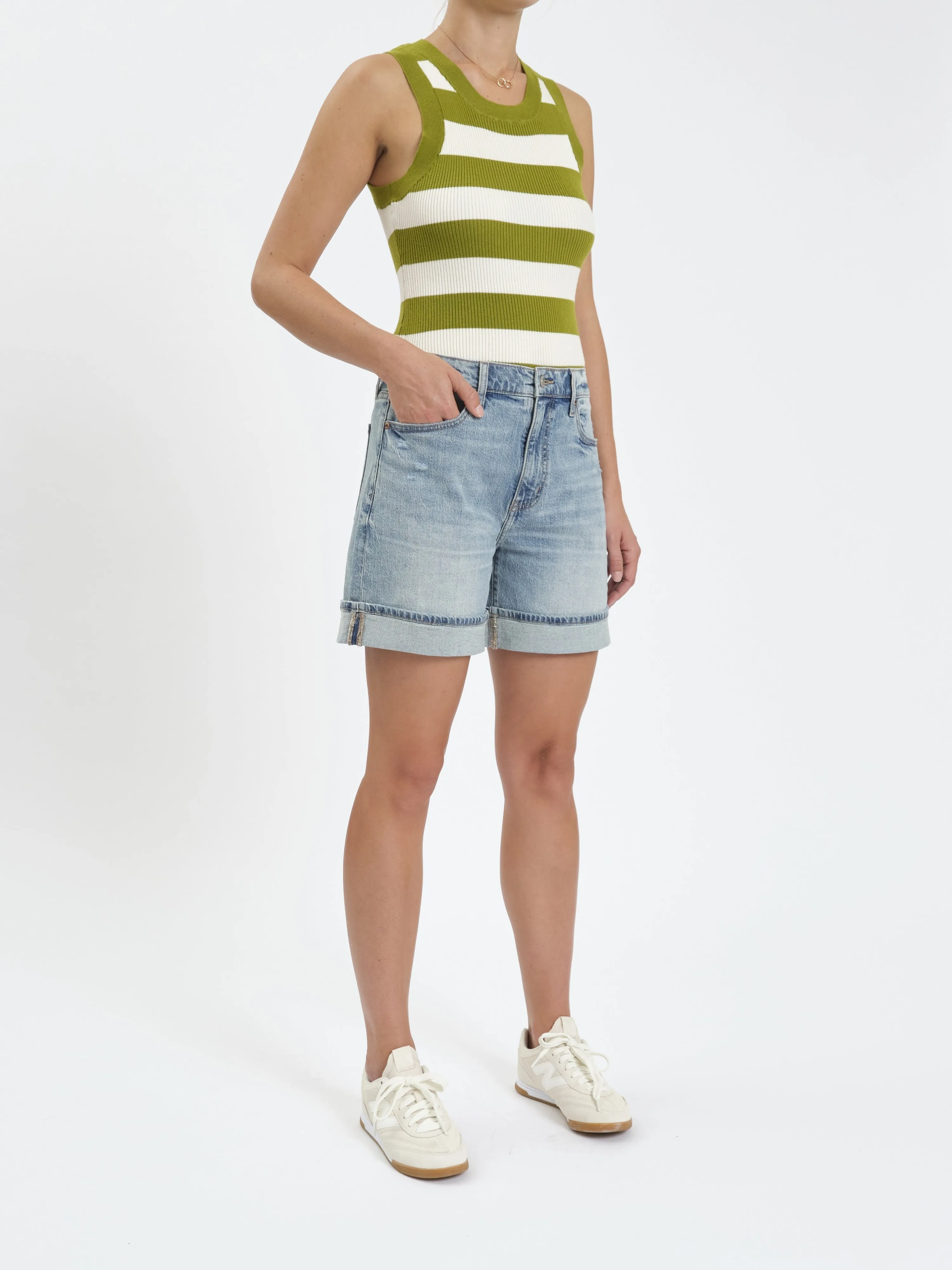 Easy Rider Midi Shorts In Dive In