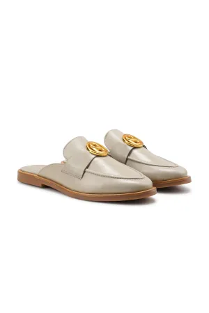 Elan Open Back Loafer - Gray