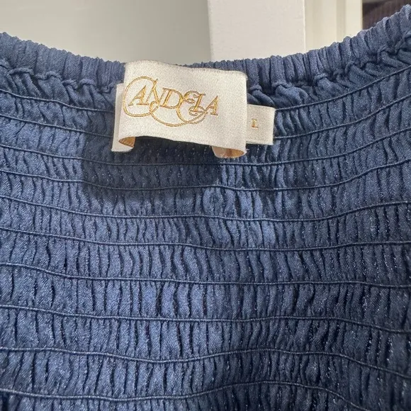 Elegant Navy Tiered Dress
