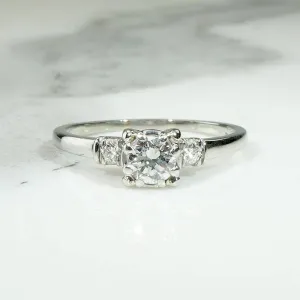 Elegant Old European Cut Engagement Ring by Rost