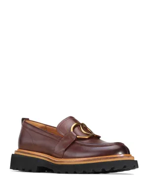 EOS Abbi Chestnut Leather Loafer