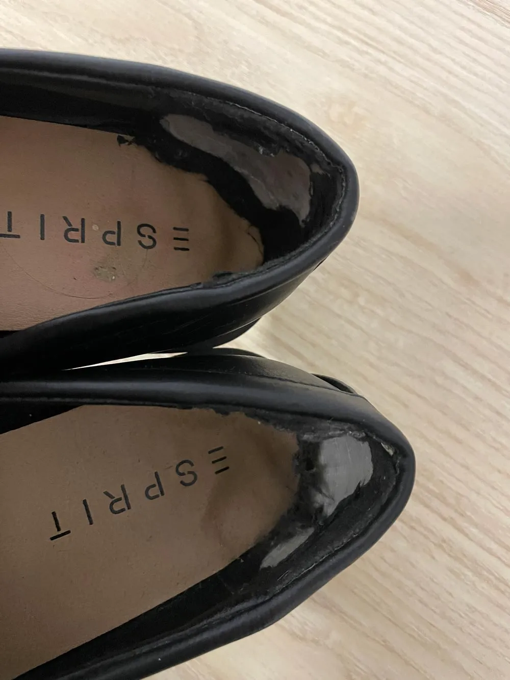 esprit alina faux leather chunky loafer