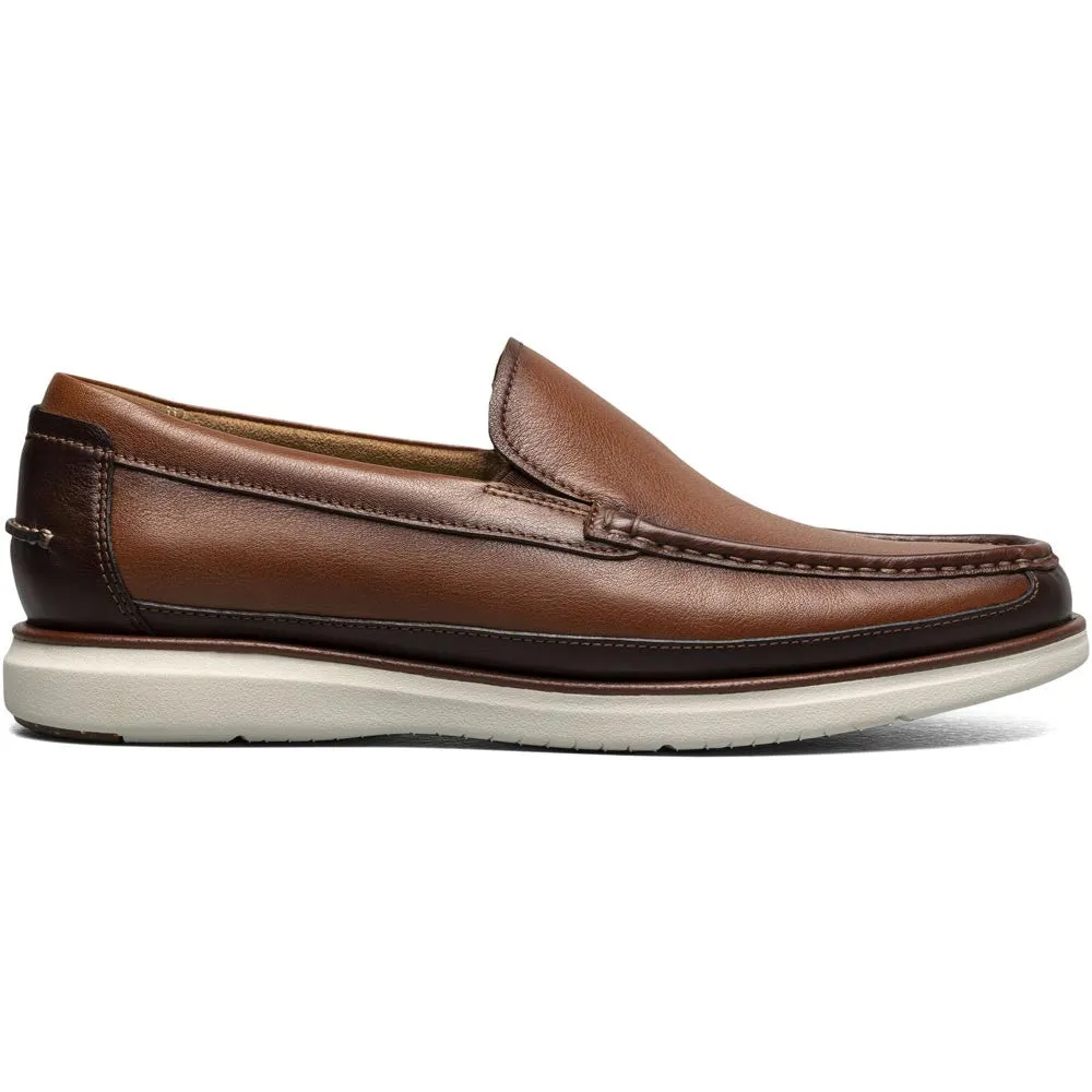 Florsheim Tropics Cognac Multi Moc Toe Venetian Slip On Shoes