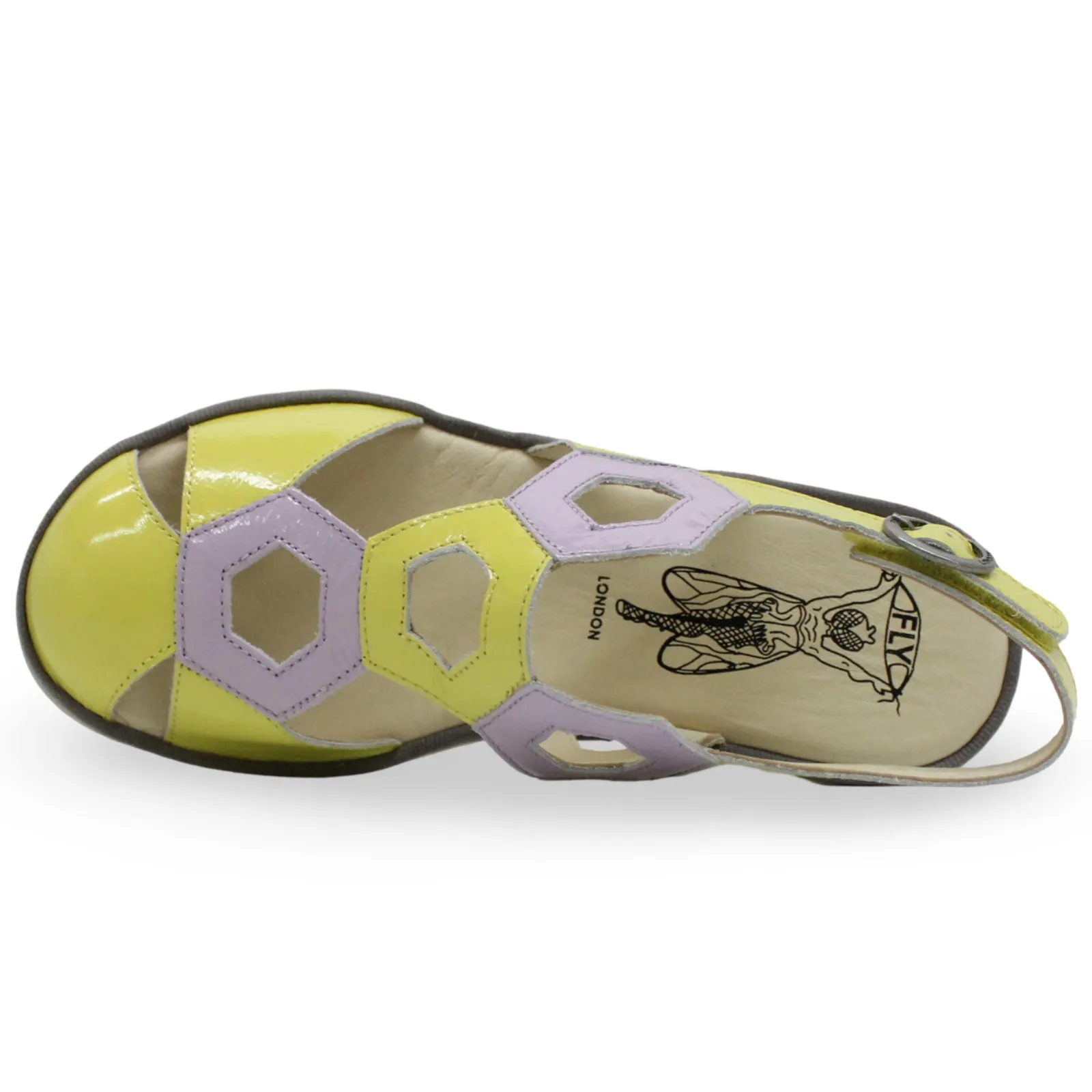 Fly London TRUL582FLY Nappalak Leather Women's Heels Sandals