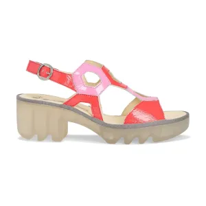 Fly London TRUL582FLY Nappalak Leather Women's Heels Sandals