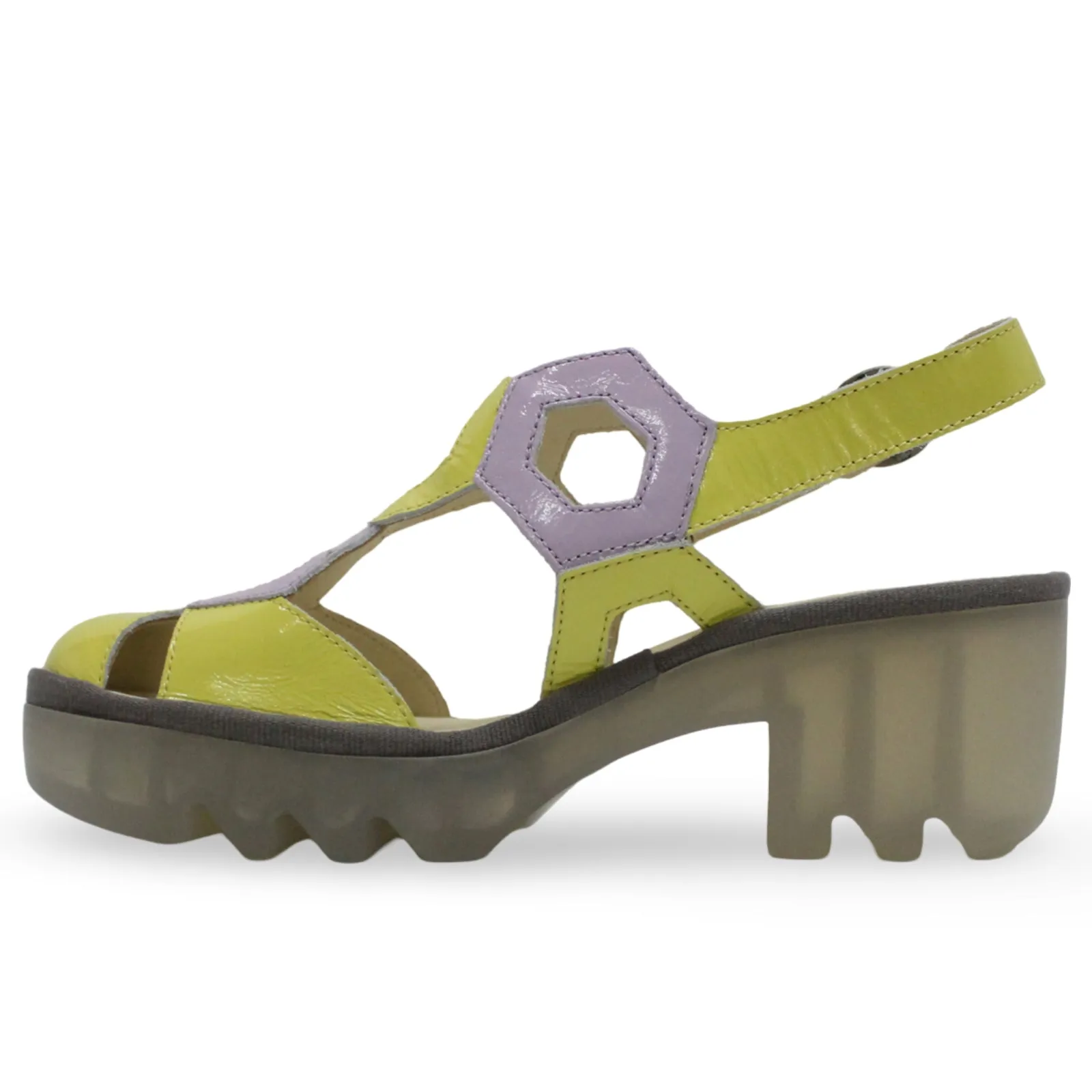 Fly London TRUL582FLY Nappalak Leather Women's Heels Sandals