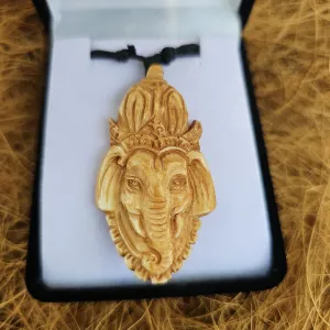 Ganesh Bone Carving antique
