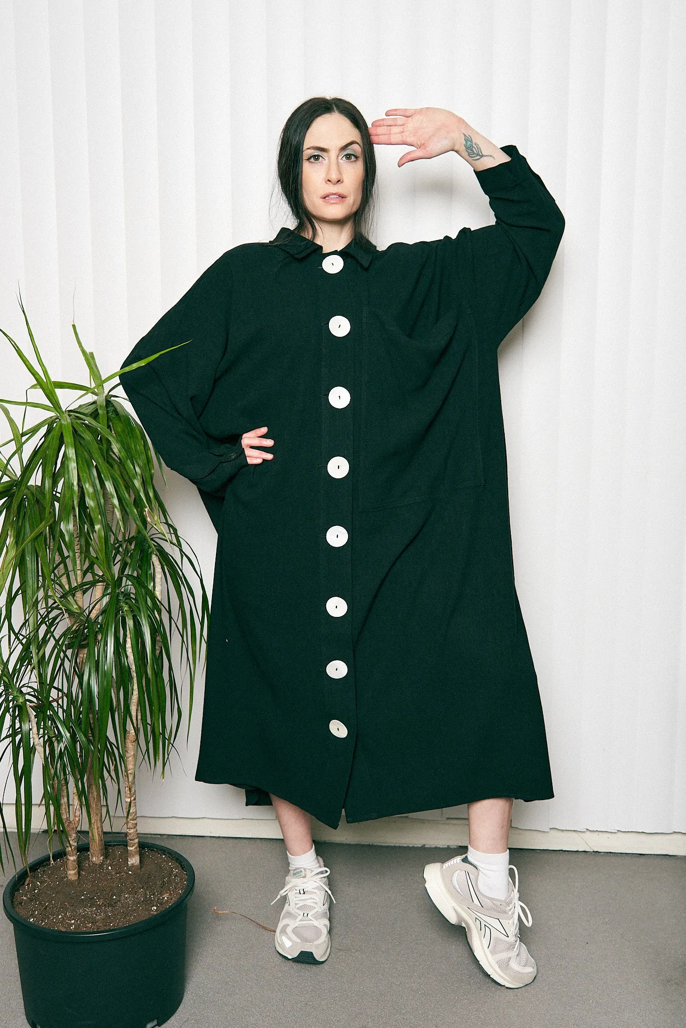 Giant Shirt Dress Jacket Soft linen