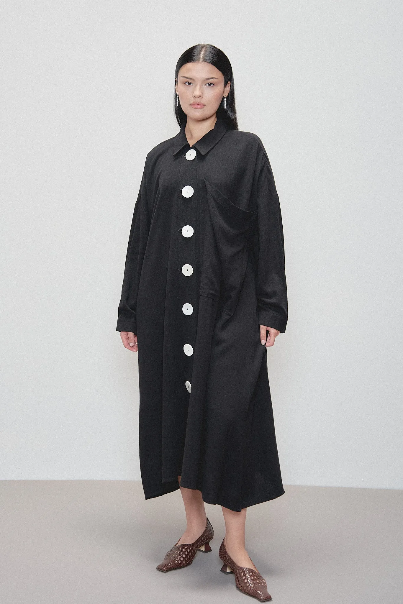 Giant Shirt Dress Jacket Soft linen
