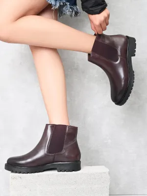 Gilberto Women Cherry Chelsea Boots