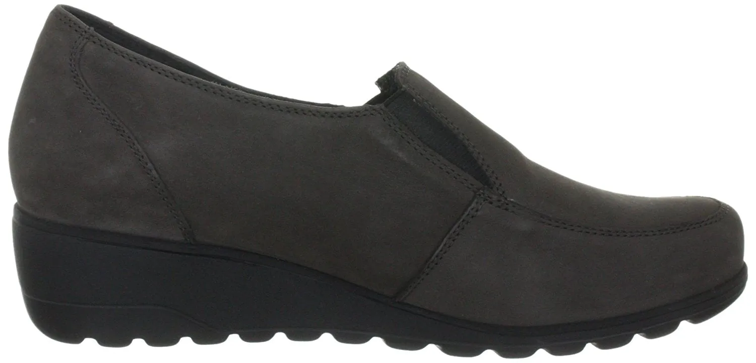 'Ginesta' women's ergonomic wide fit (H) loafer - Grey
