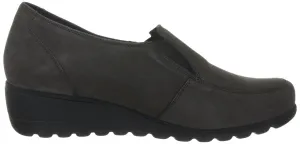 'Ginesta' women's ergonomic wide fit (H) loafer - Grey