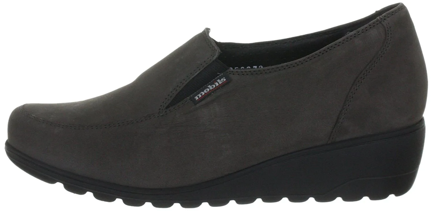 'Ginesta' women's ergonomic wide fit (H) loafer - Grey