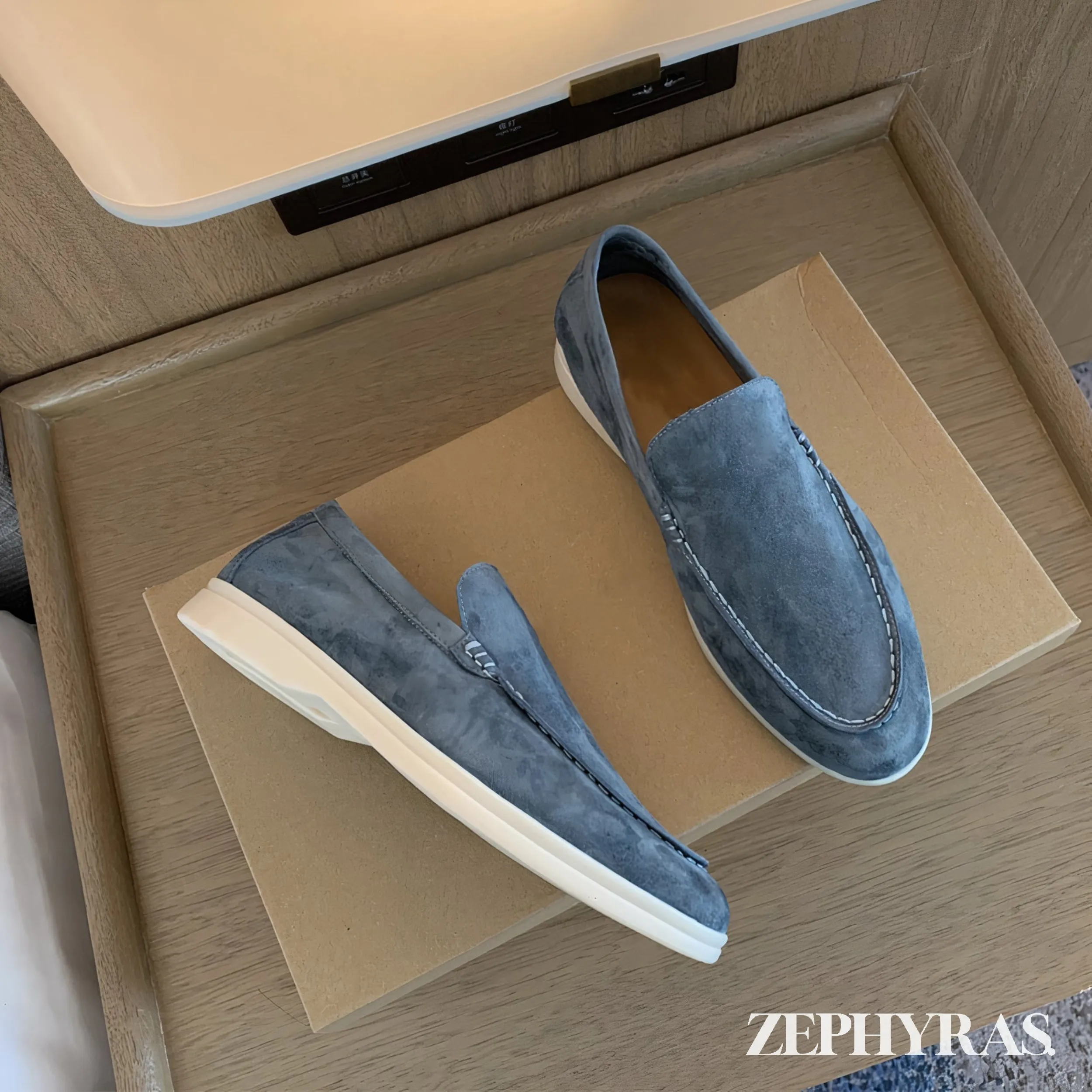 Giovanni Herenloafers Leer Vintage
