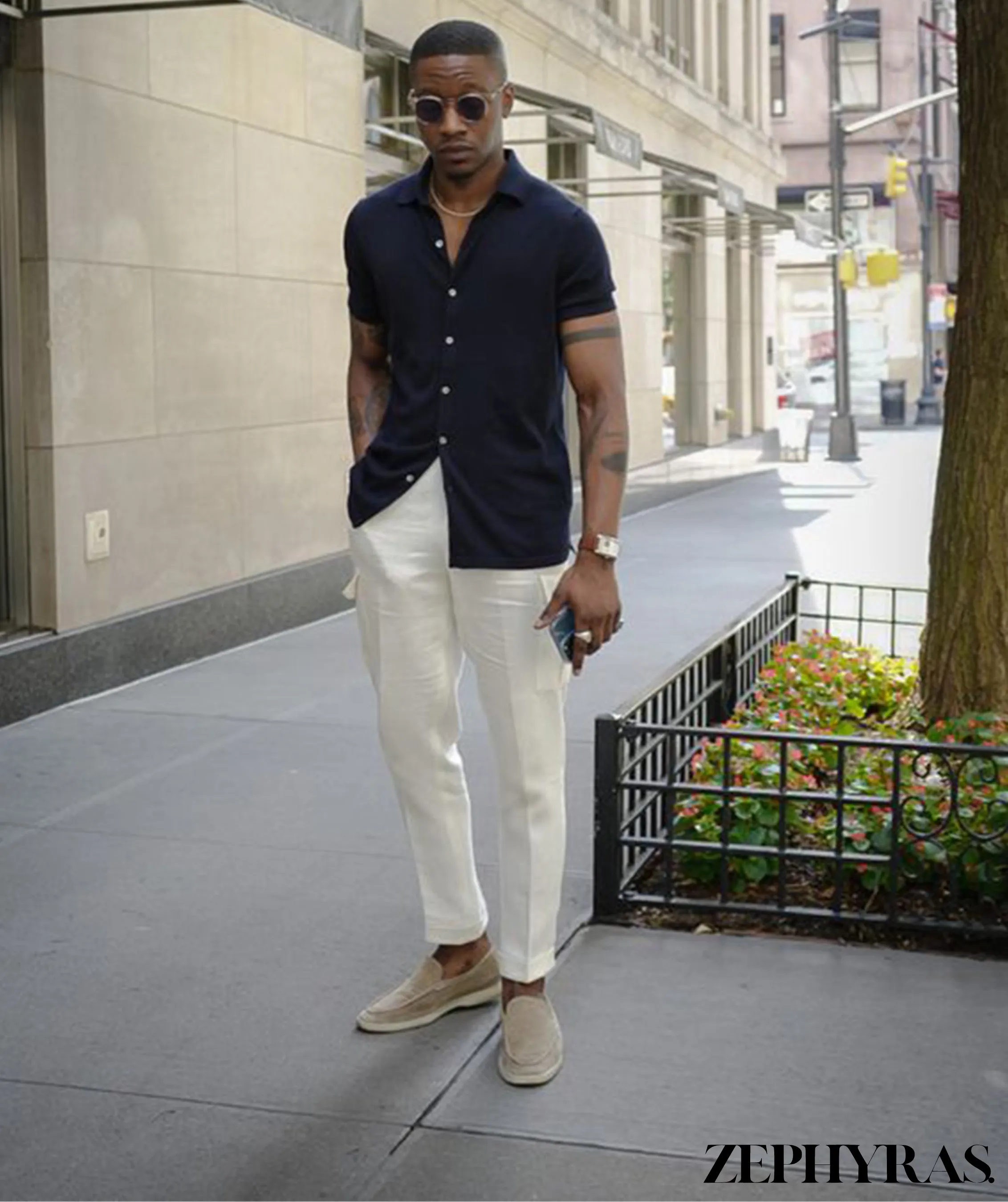 Giovanni Herenloafers Leer Vintage