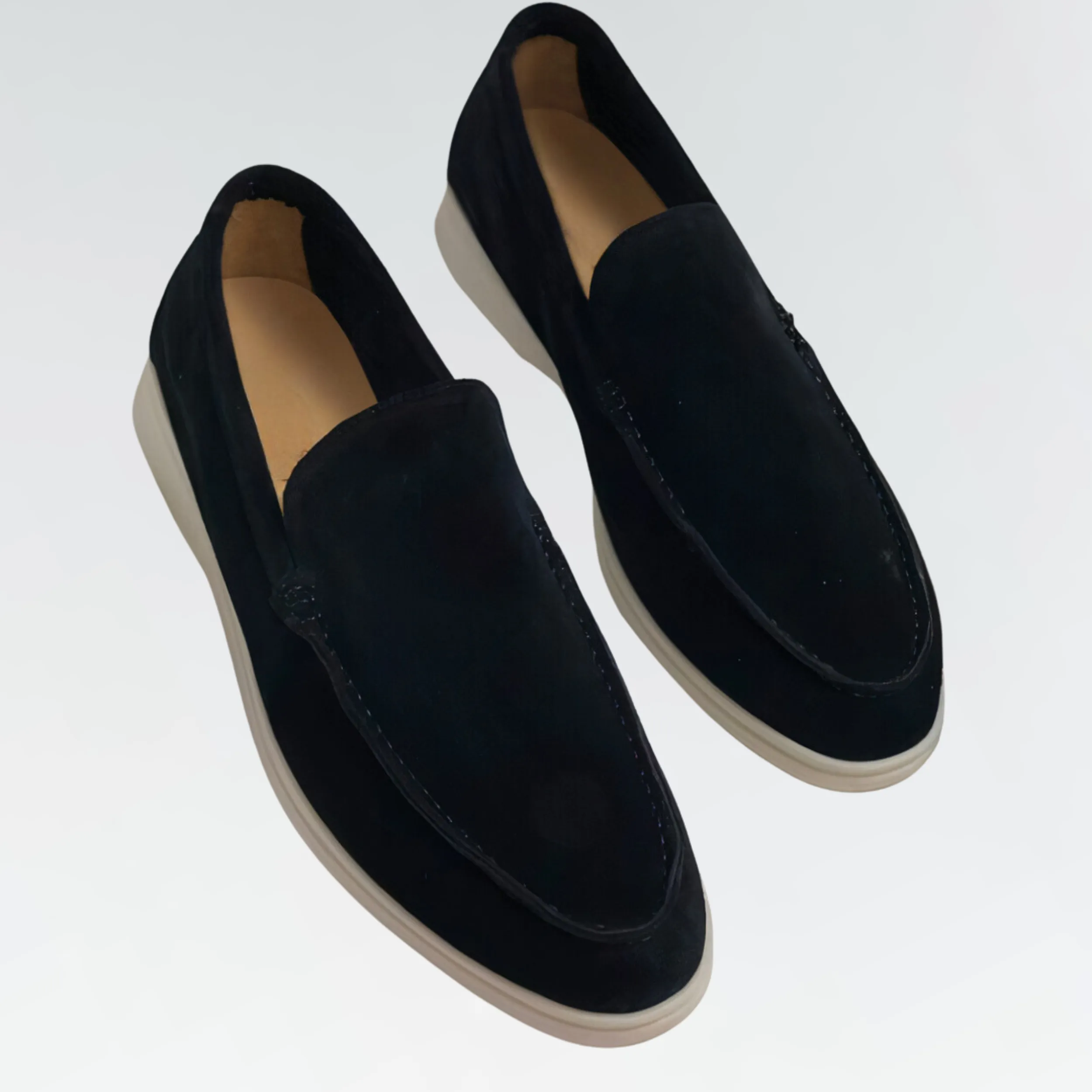 Giovanni Herenloafers Leer Vintage