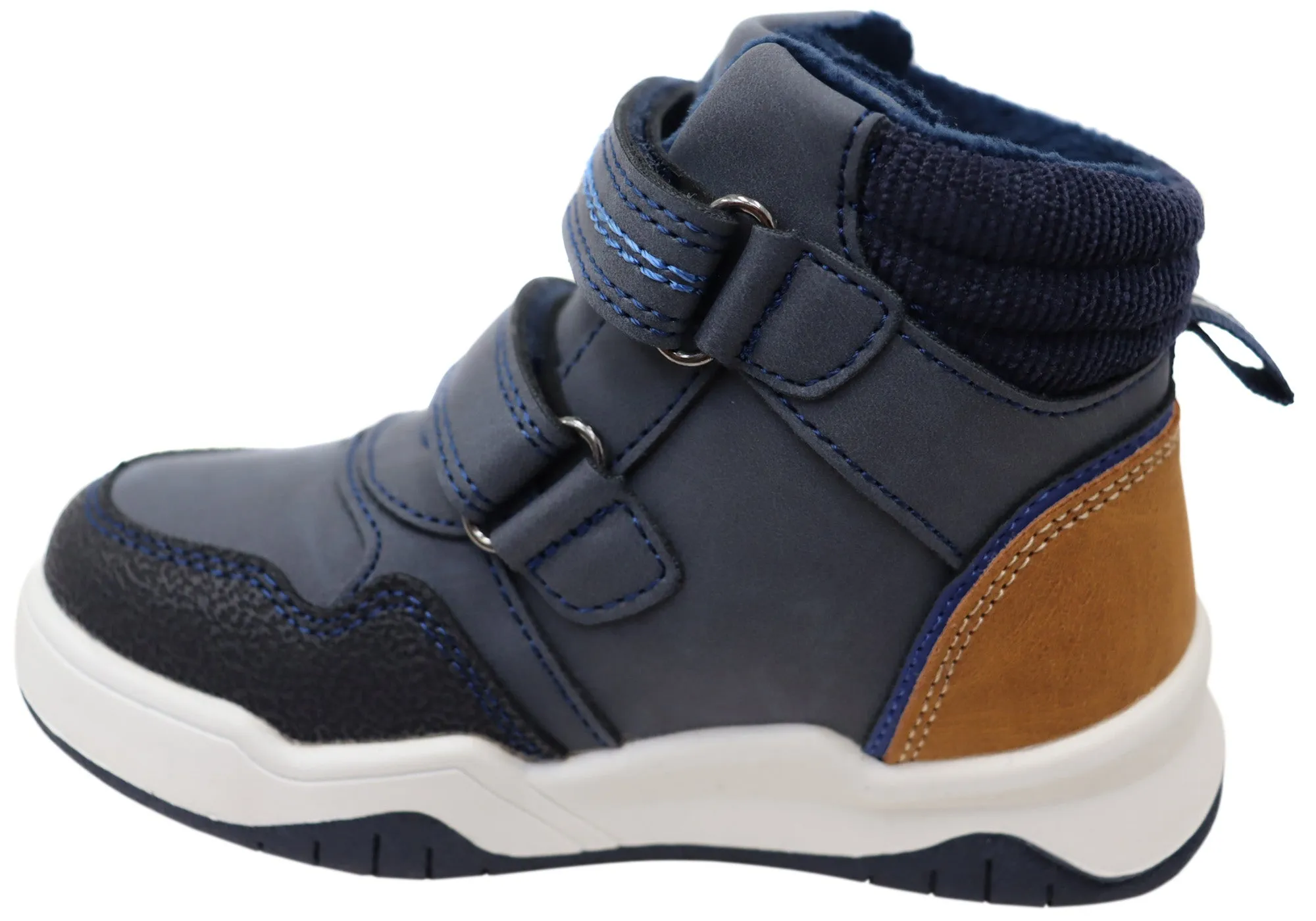 Grosby Alfie Boys Kids Comfortable Boots With Adjustable Straps