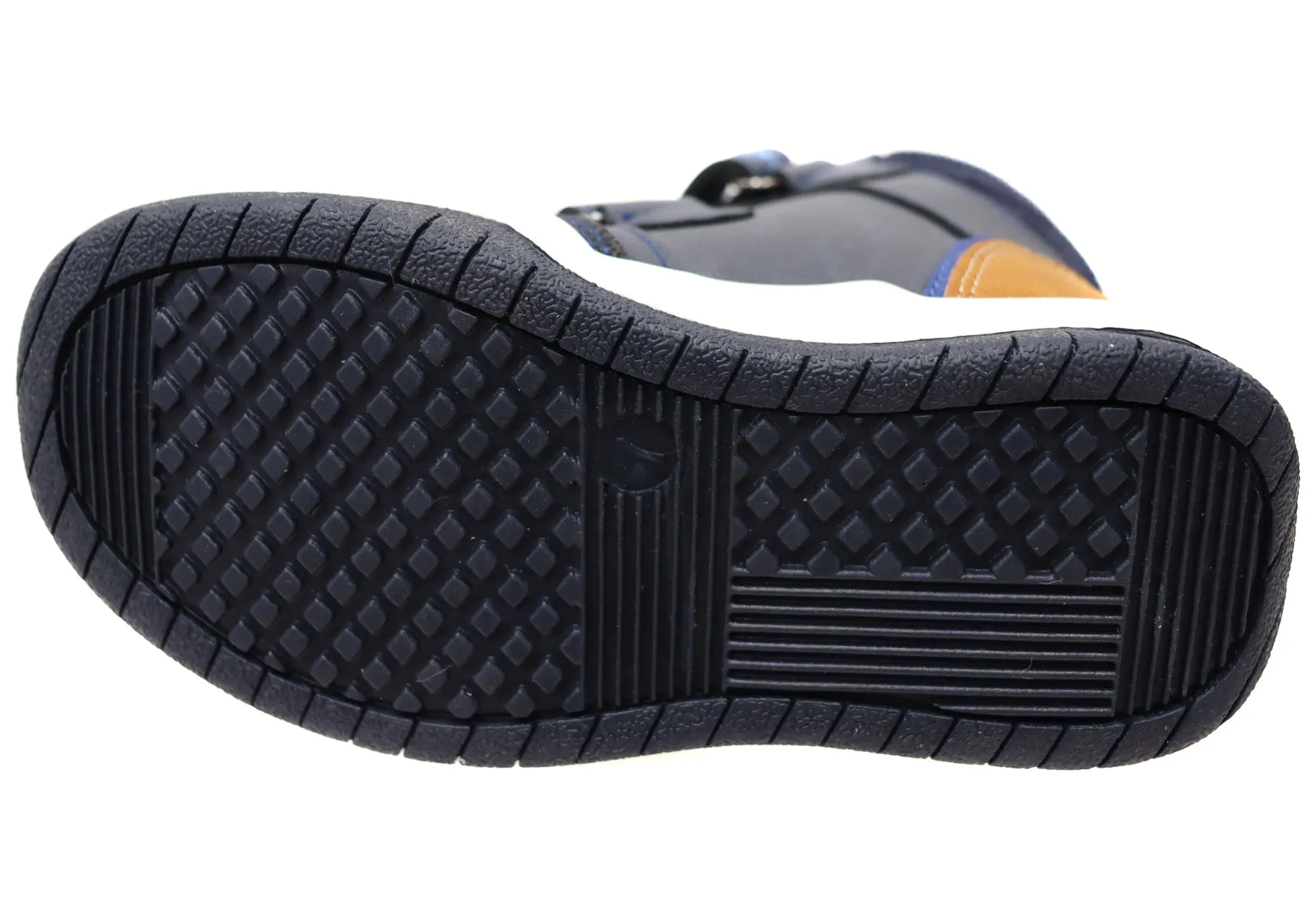 Grosby Alfie Boys Kids Comfortable Boots With Adjustable Straps