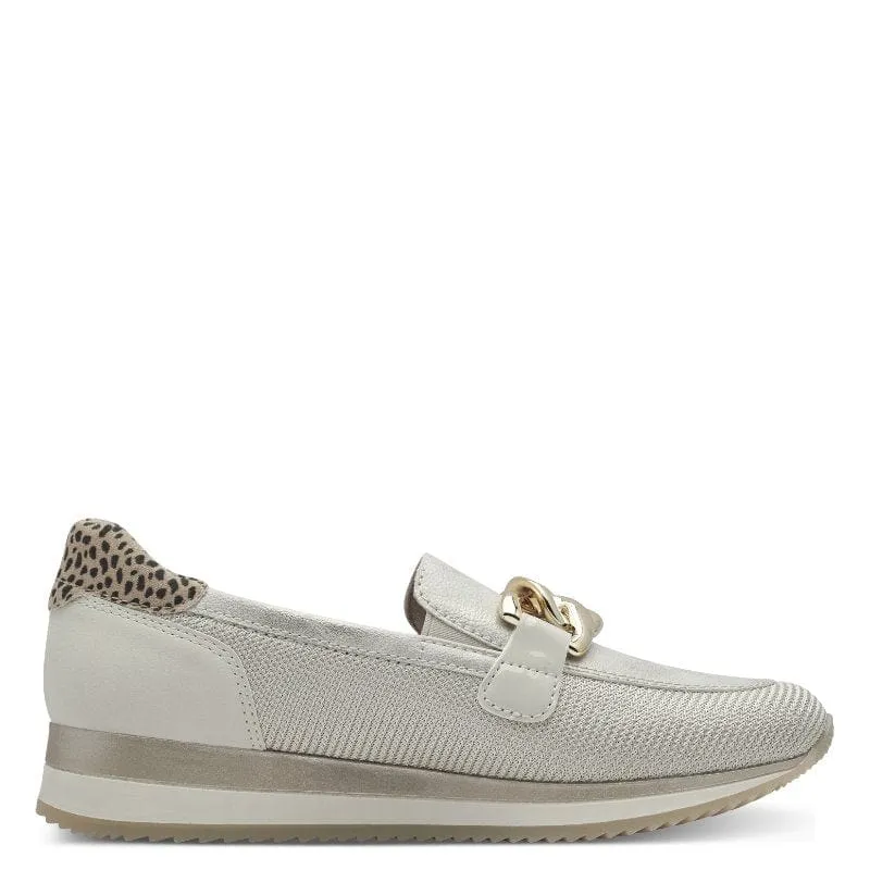 Jana Womens Beige Softline Loafer 8-24766-42