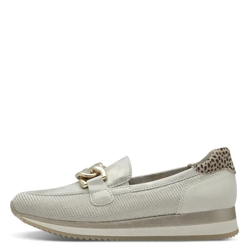 Jana Womens Beige Softline Loafer 8-24766-42