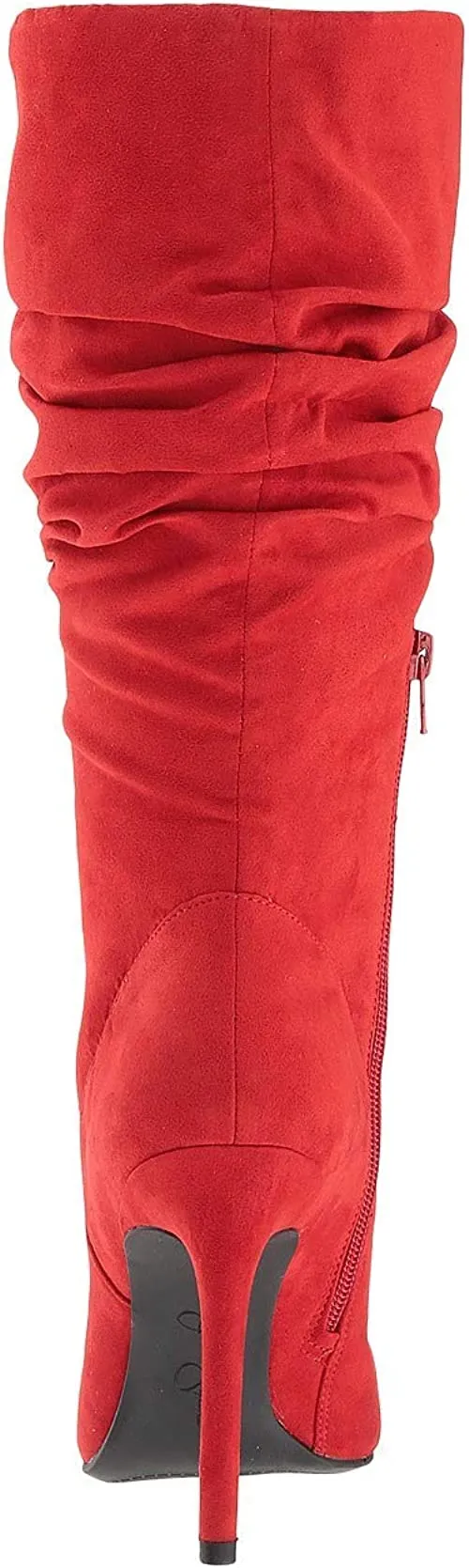 Jessica Simpson Womens js-lyndy2 Pointed Toe Mid-Calf Fashion, Red, Size 9.0