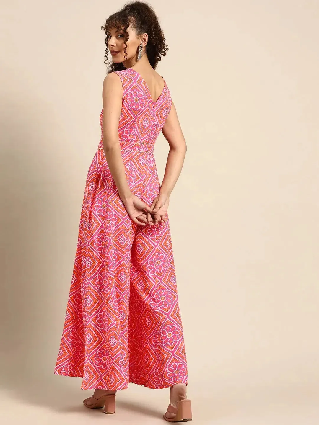Kalidar Jumpsuit in Pink