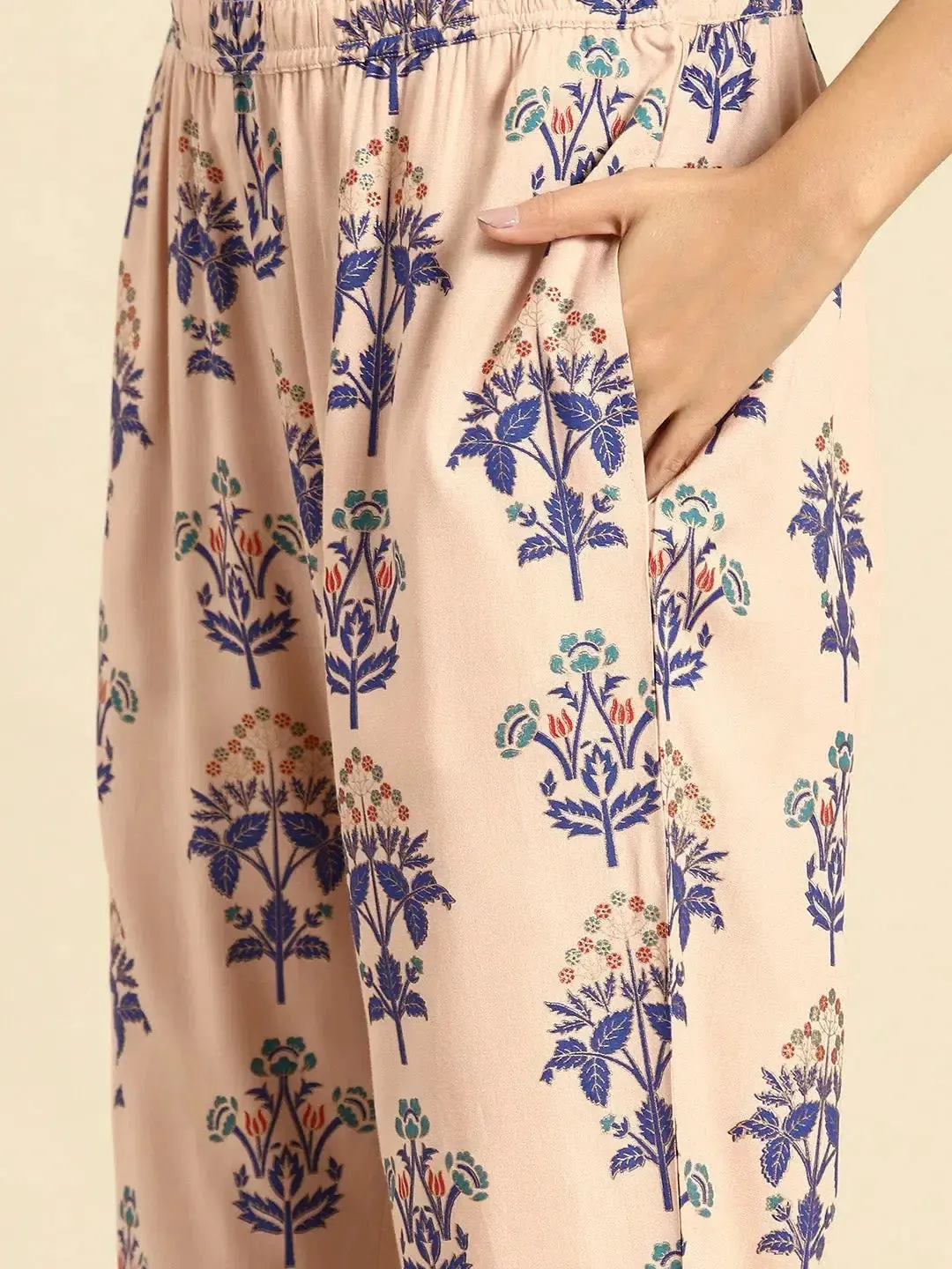 Kurta Pyajama with gota work in Light Pink